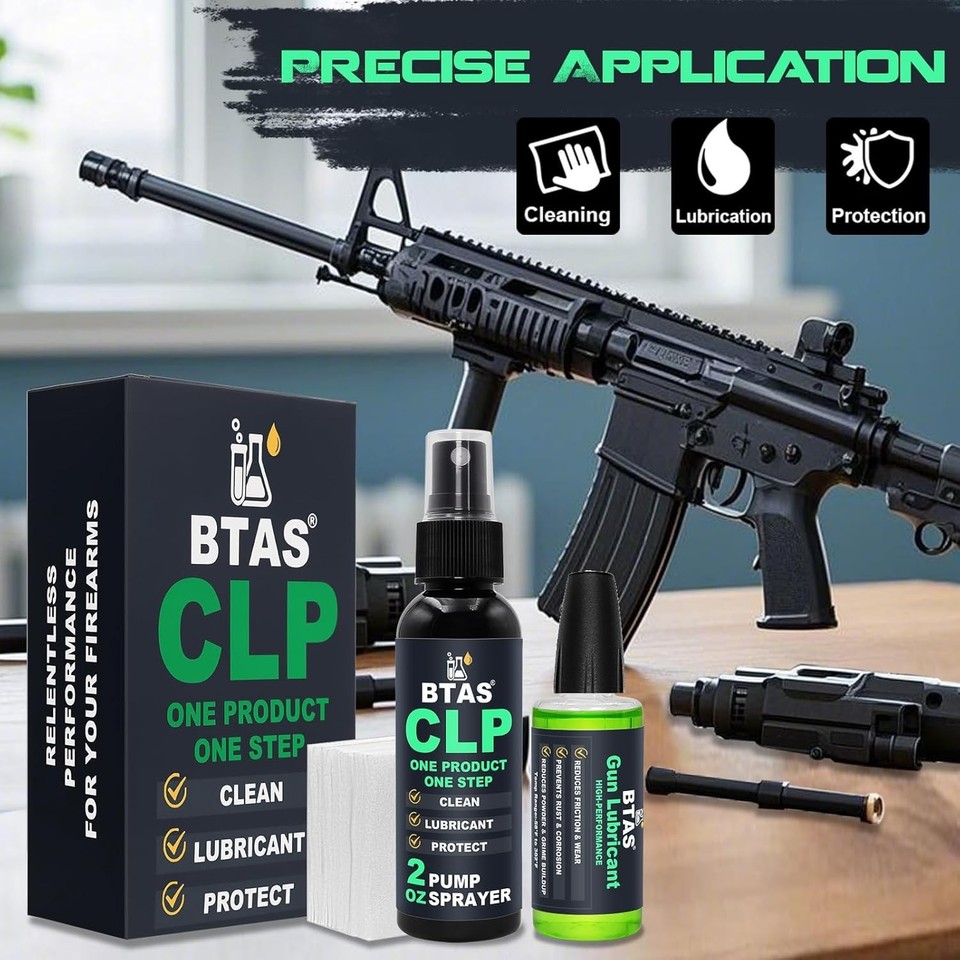 Gun Cleaner and Lubricant CLP Gun Oil Cleaning Kit Universal Spray ...