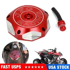 Motorcycle Gas Fuel Tank Cap Cover For TRX400EX 1999-2014 TR450R 2004-2009 ATV