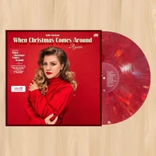 RED VINYL----  KELLY CLARKSON When Christmas Comes Around... Again LP   CD  1205