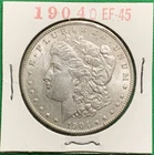 1904 O MORGAN SILVER DOLLAR EF AUTHENTIC U.S. MINT New Orleans 90% Silver