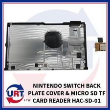 NINTENDO SWITCH BACK PLATE COVER  MICRO SD TF CARD READER HAC-SD-01 147122 