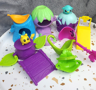 Zoobles Spin Master Lot of Toys Marine Habitat Replacement Parts Mini Bee Tree
