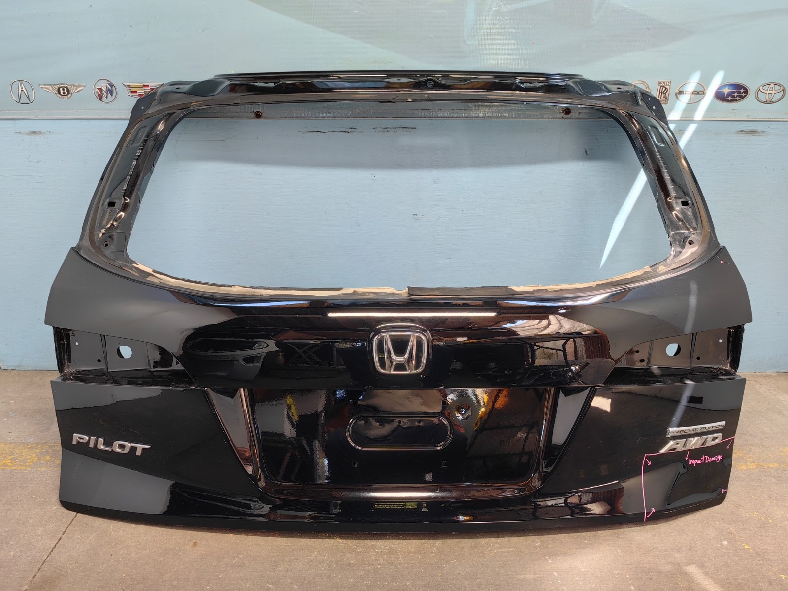 2021 2022 HONDA PILOT SPECIAL EDITION LIFTGATE TAILGATE OEM USED