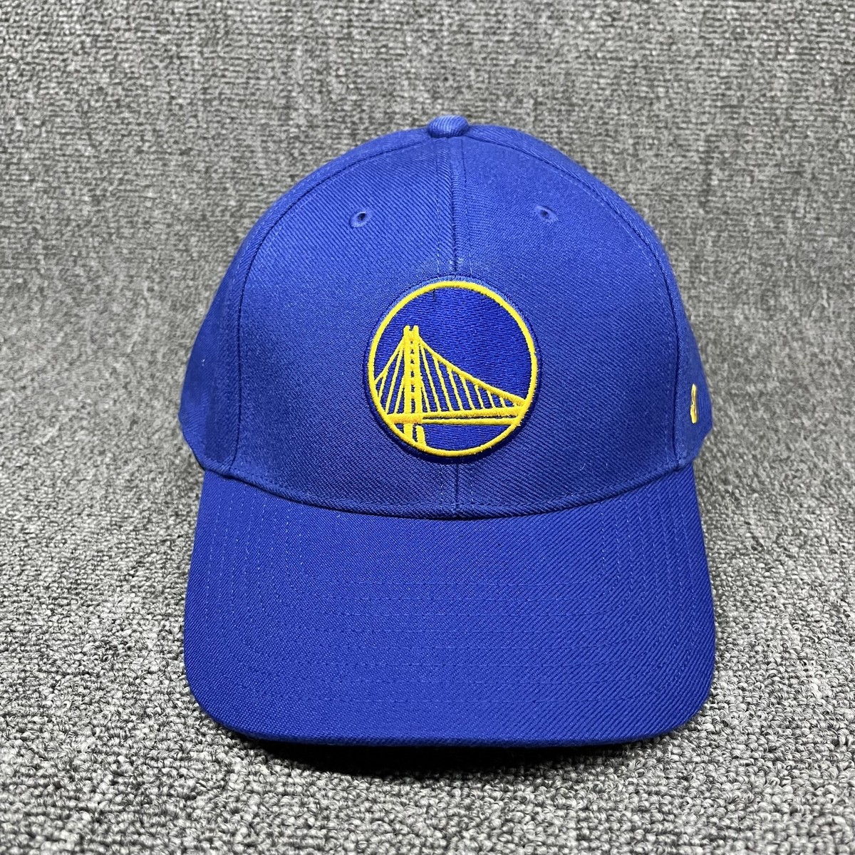 '47 Brand Golden State Warriors MVP Snapback Hat Blue Red Underbrim NBA Cap
