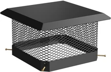 Chimney Cap, Galvanized Steel Chimney Cover Animal Guard & Weatherproof Rain 