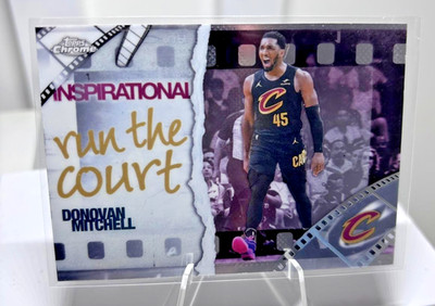 Donovan Mitchell 2025-26 Topps Chrome Run The Court Insert #IP-7