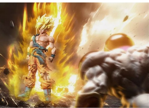 Man Studio Dragon Ball Super Saiyan Son Goku Statue In Stock Painted 1/6 Scale - Picture 5 of 6
