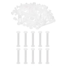 50mm Chicago Screws,  40 Sets Plastic Chicago Screw Slotted Binding Post