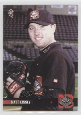 2000 Q Cards New Britain Rock Cats Matt Kinney #12 sq1
