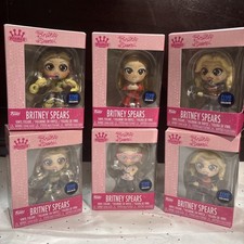 Funko Minis Britney Spears Lot of 6+ Display Box Five Below Exclusive
