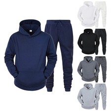 Men's Tracksuit Set Hoodie Jogging Pants Two Piece Gym Outfit Casual Sportswear