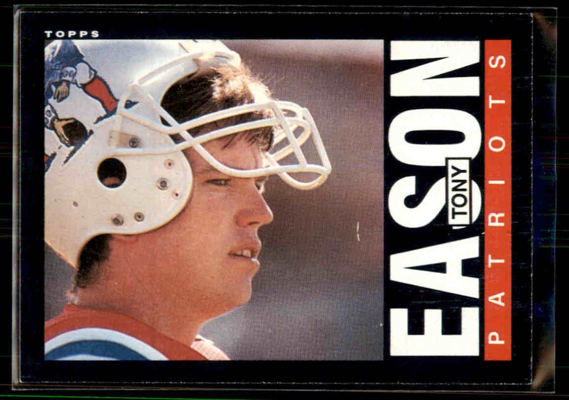 1985 Topps Tony Eason RC #323 New England Patriots