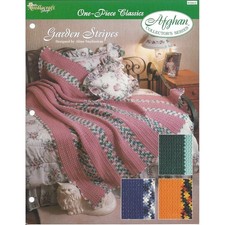 Garden Stripes Crochet Afghan Pattern The Needlecraft Shop
