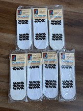 VTG Lot Of 7 In-Tread Elite Runner s Sock Size 11.5-14 Cotton Stretch Nylon