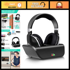 Wireless TV Headphones Over Ear, Comfortable Headsets for Home Entertainment