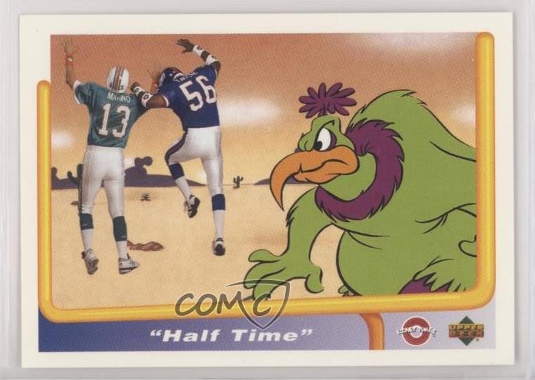 1992 Upper Deck Comic Ball IV Dan Marino Lawrence Taylor Half Time #197 HOF 1g4