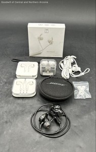 Lot Of 5 Untested Generic Earbuds