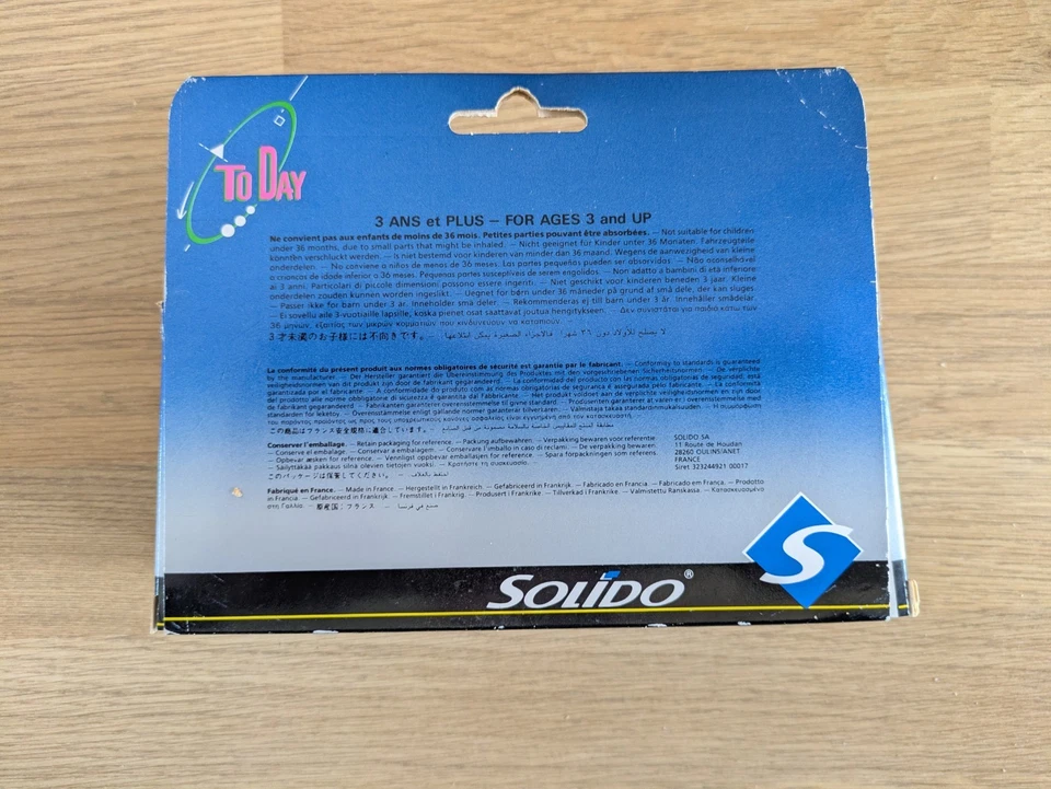 Solido ToDay 1521 BMW серии 3 винтажный в коробке синий модель автомобиля новый в коробке - Изображение 3 из 4