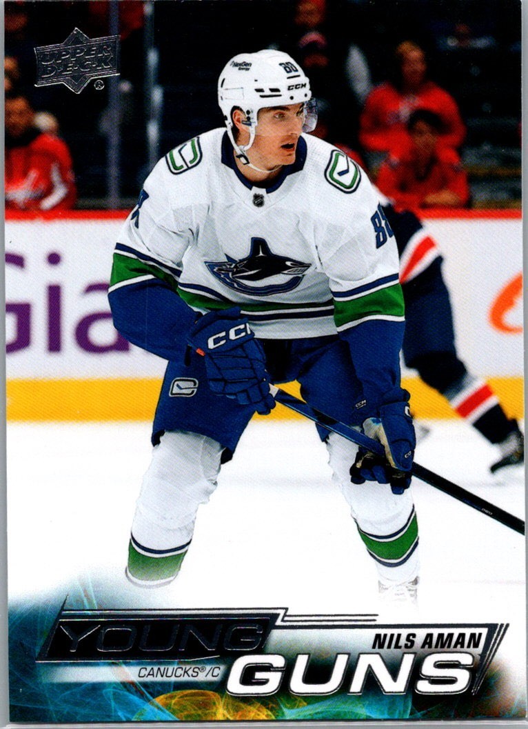 2022-23 Upper Deck Nils Aman #454 Young Guns RC 