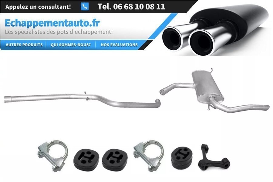 Silencieux Seat Altea XL 1.6 1.9 TDI anti-bruit pour contrôle technique