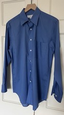 YSL Yves Saint Laurent Blue Button Shirt Men  s Size 15.5 32-33
