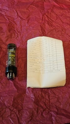 Single RFT EL34 Vacuum Tube Tested on Amplitrex AT1000