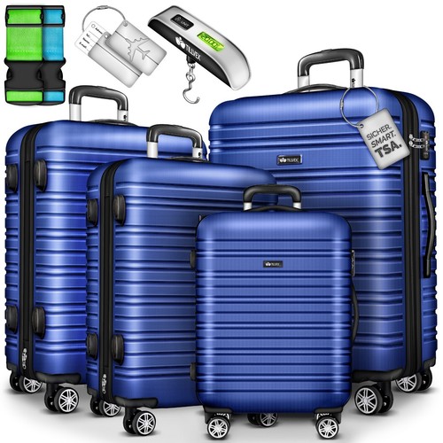 tillvex® Reisekoffer Set Koffer Hartschale Trolley Kofferset Tasche S-M-L-XL - Bild 97 von 120