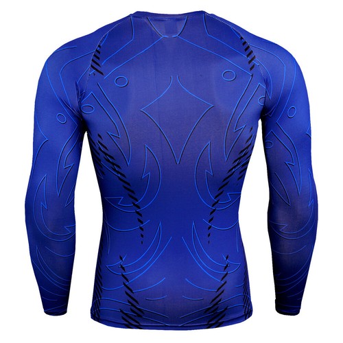 Herren Fitness Sport Laufshirt Funktionsshirt Kompressionsshirt Langarm Tops DE - Bild 10 von 27