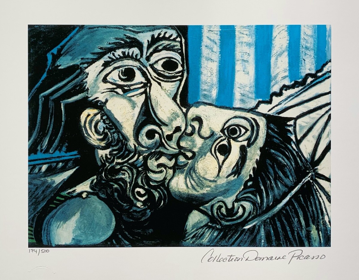 Pablo Picasso THE KISS Estate Signed Limited Edition Giclee Art 13