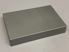 1” Thick A36 Steel Blacksmith Hot Cut Plate, Bench Block 4" x 6" Sandblasted