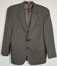 Lauren Ralph Lauren Jacket Mens 42R Brown Houndstooth Wool Sport Coat Blazer