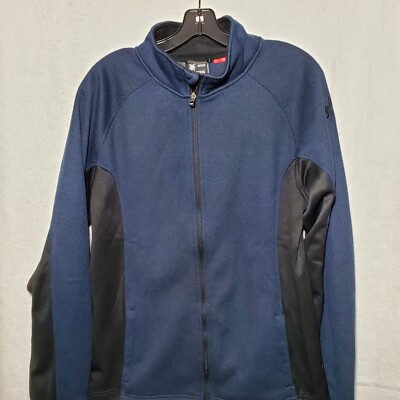 Spyder Jacket Men's Medium Blue Outdoors Full Zip Coat