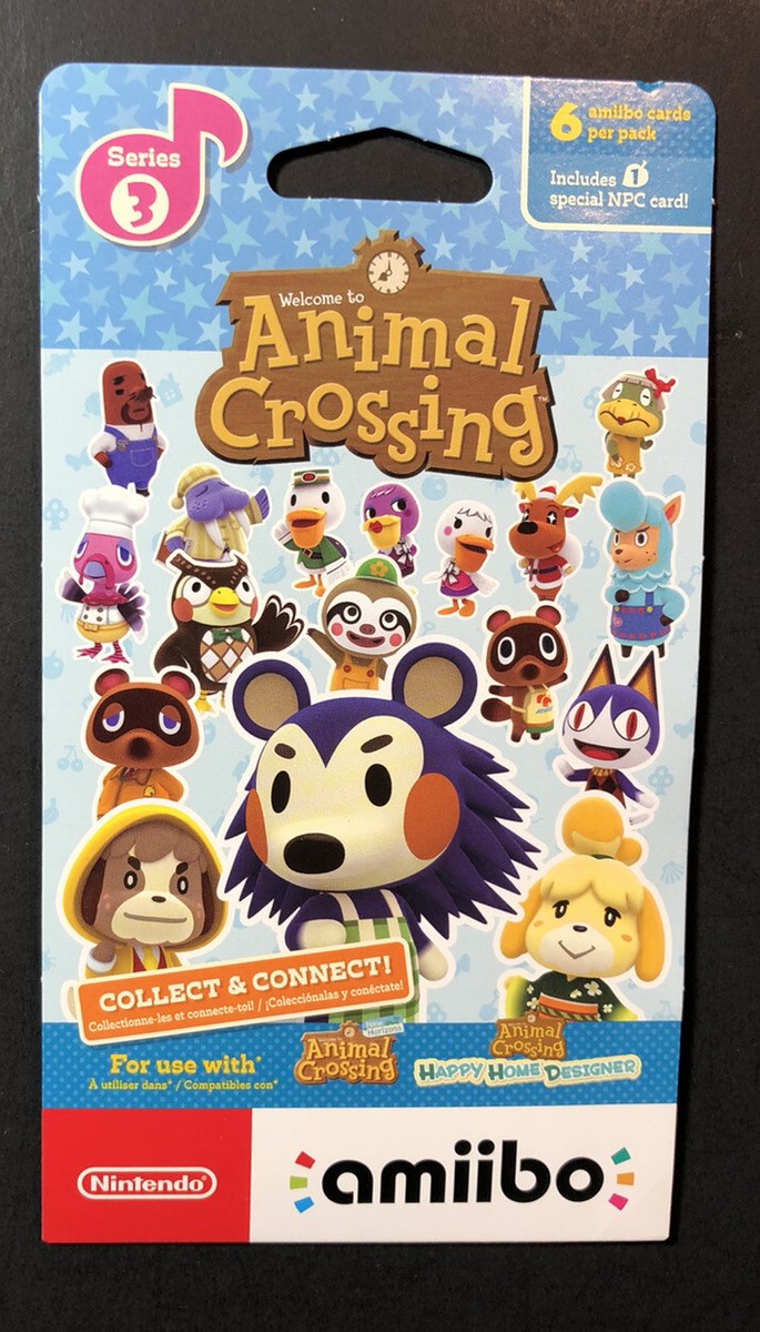 Official Nintendo Animal Crossing Amiibo Card Pack [ Series 3