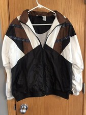 Vintage 80s 90s Windbreaker Track Jacket Spirit Womens Nylon