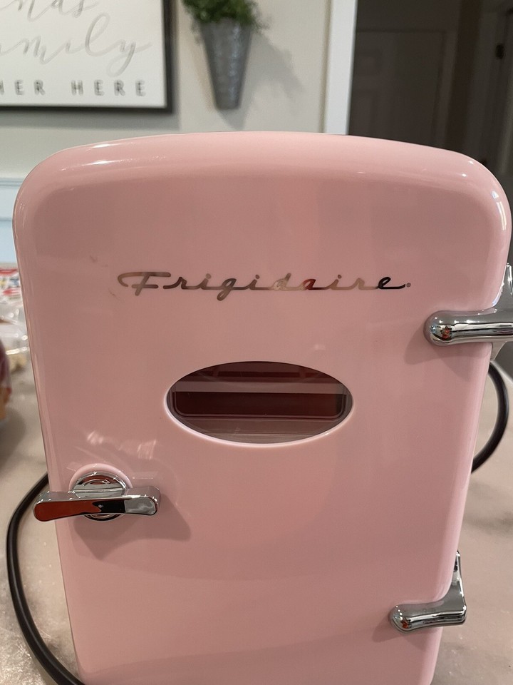 Frigidaire Retro 6Can Mini Fridge Pink EFMIS175PINK eBay