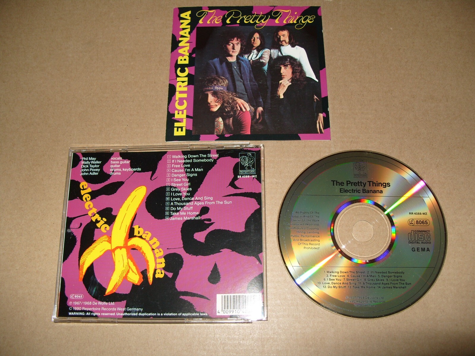 The Pretty Things - Electric Banana 1990 cd + Inlays Near Mint condition. (C3)