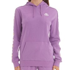 KAPPA Women  s hoodie 222 BANDA THEBUNDABERG VIOLET LAVENDER 351574W Size XS