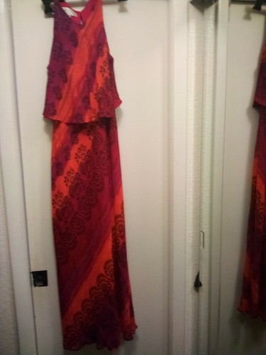 Black,Orange, Boho Print Maxi Dress | eBay