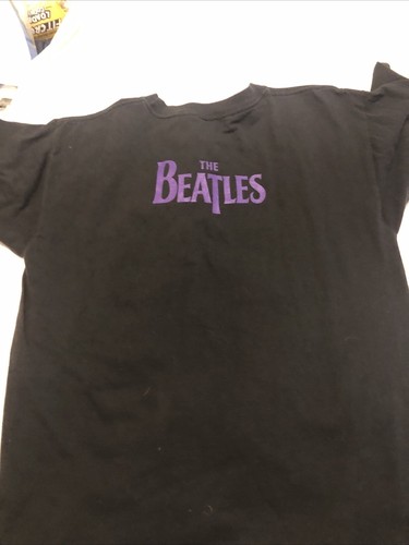 1998 Apple The Beatles Warhol Shirt L Vintage PSYCHEDELIC POP ART PORTRAITS TEE - Picture 18 of 18