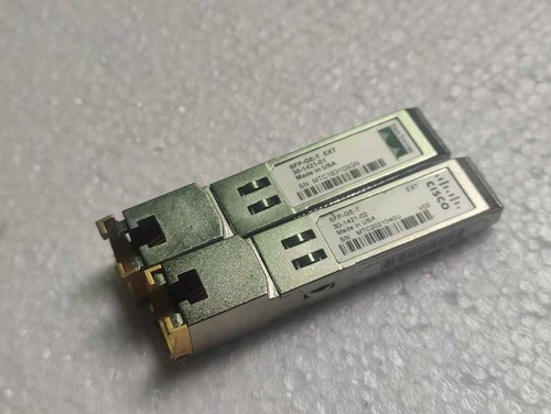 Cisco SFP-GE-T 1000Base-T RJ45 Copper 100M SFP Transceiver Module 30-1421-01/02 - Picture 2 of 3