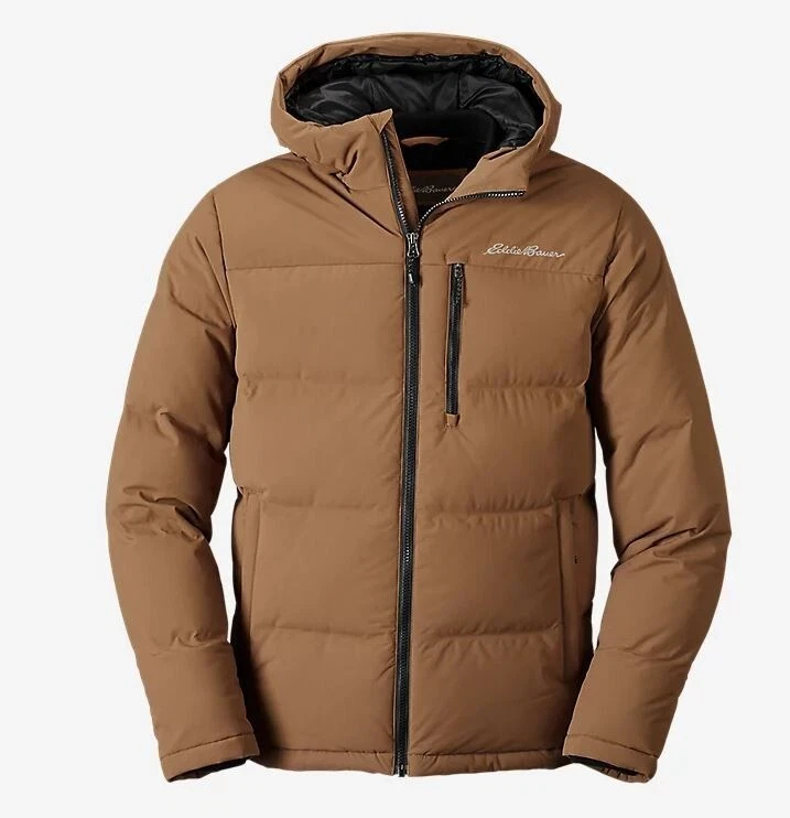 Eddie Bauer Glacier Peak Seamless Stretch Down Hooded Jacket