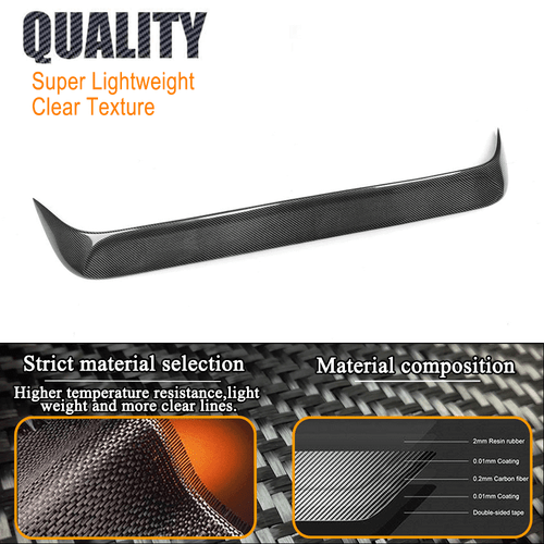 REAL CARBON Rear Roof Spoiler Wing Fit for Benz W205 Sedan C250 C300 C63  15+ - Bild 8 von 11