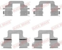 Quick Brake 109-1731 ZubehöRsatz, Scheibenbremsbelag FüR Ford Land Rover Volvo