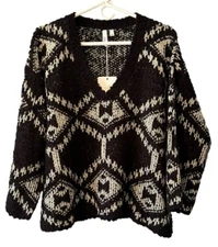 Elan Women Sweater Super Soft Pullover Oversized Size OS Preppy Modern NWT