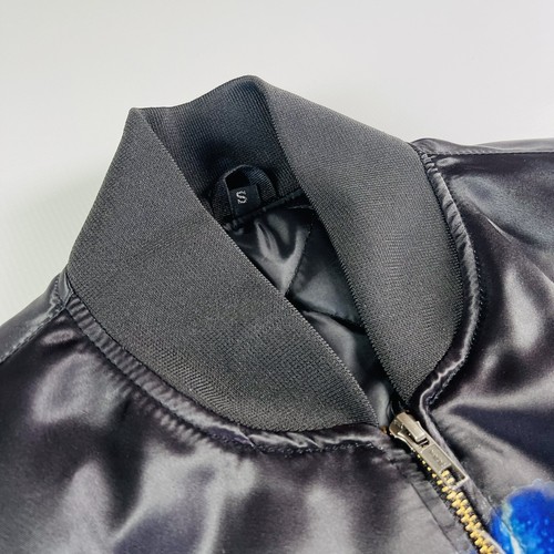 Iron Maiden Jacke Vintage Satinbomber Größe Small ""Best of the Beast"" Reißverschluss - Bild 7 von 12