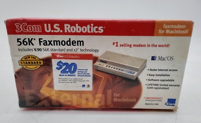 U.S ROBOTICS 56K FAXMODEM INCLUDES V.90