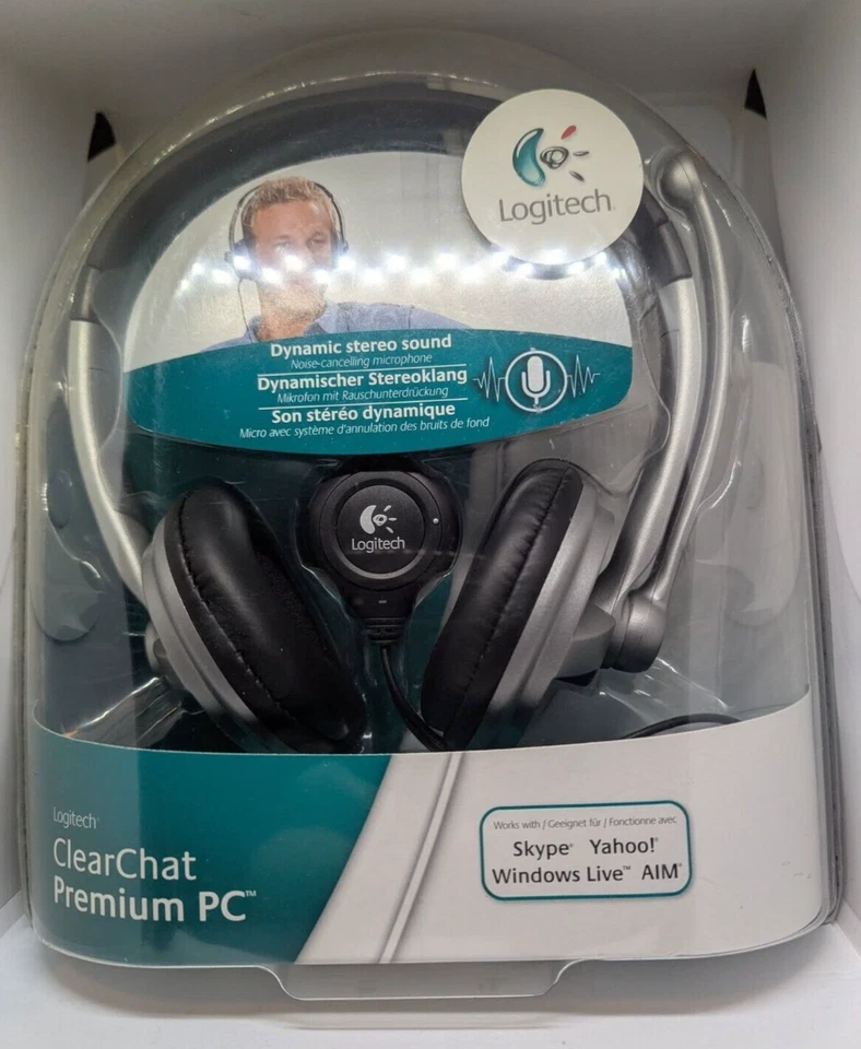Logitech ClearChat Premium Headphones | Noise-Cancelling Mic | New & Unopened - Image 2 of 4