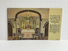 The Little Church Around the Corner the Brides Altar New York NY Postcard A23