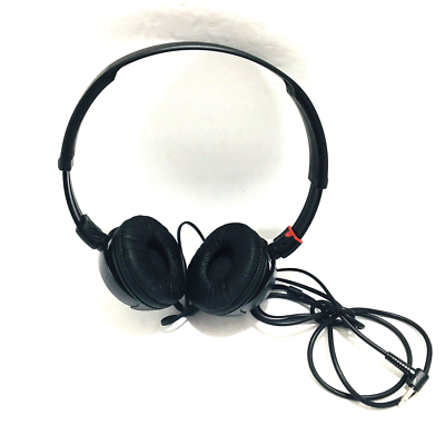 MDR-ZX100 Black SONY ZX Series Stereo Headphones MDRZX100 TESTED