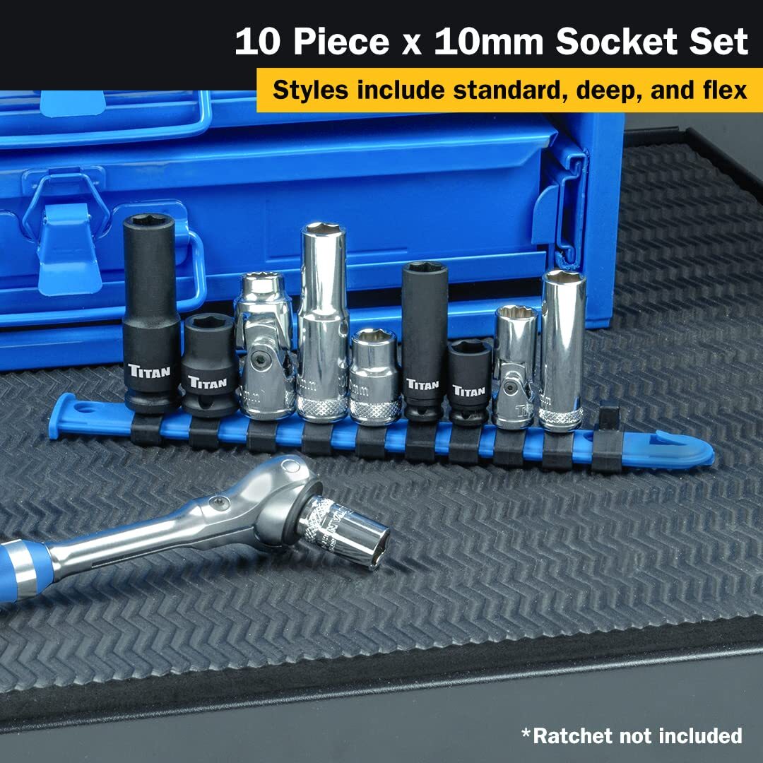 Titan Tools 10 pc. 10 mm Socket Set (68660) | eBay